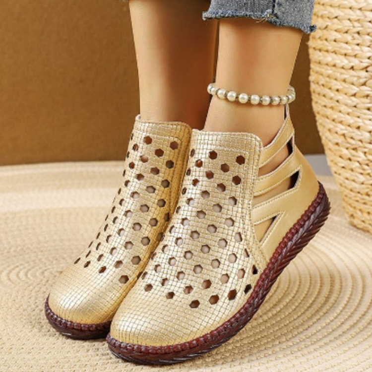 Літні сандалі - золотисті