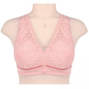 Бюстгальтер "Супер Бюст" з передньою застібкою - рожевий