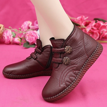 Жіночі черевики "ТермоСлім" - червоні