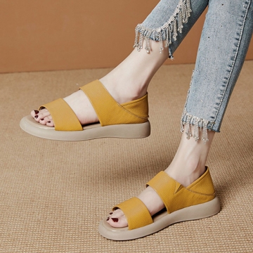 Жіночі сандалі 100%Comfort - жовті